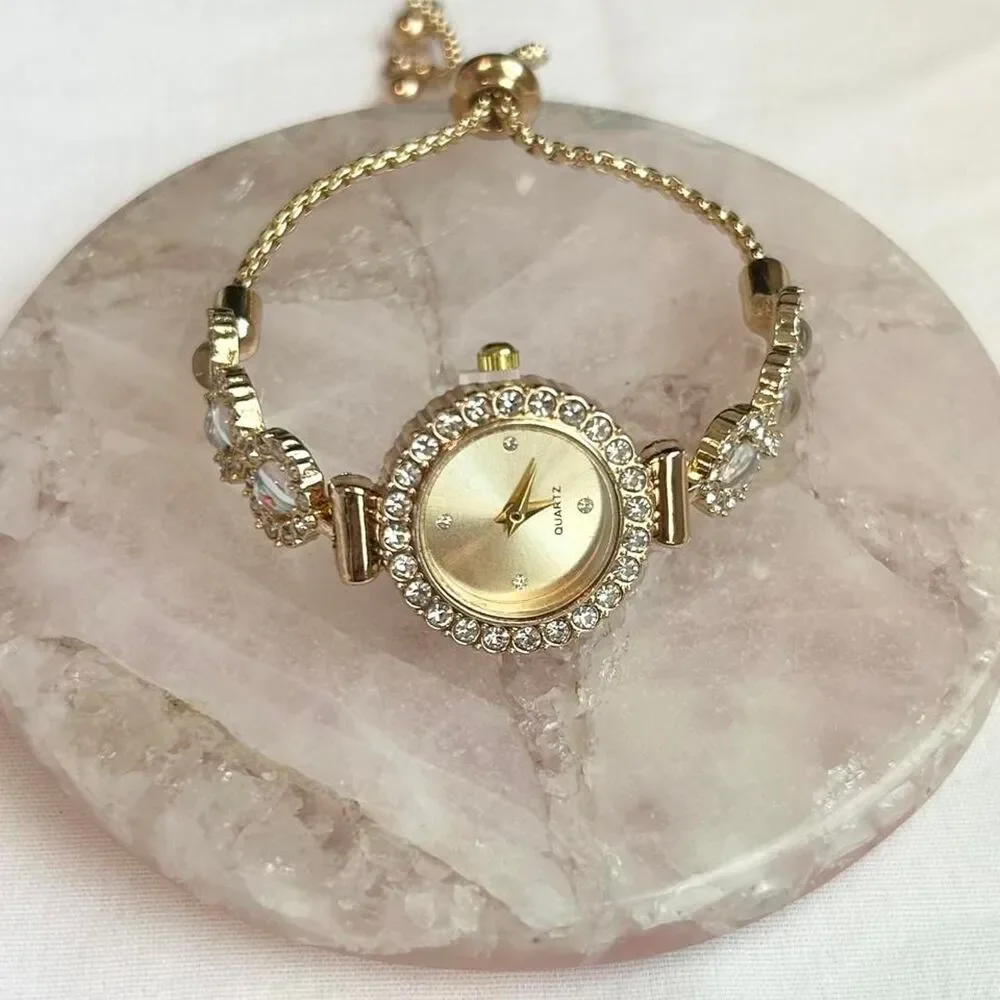 Vintage Inspired Luxury Champagne Watch